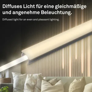 Briloner Ruban LED Pimp your panel, kit de démarrage, longueur 2,6 m^ Lampes Décoratives