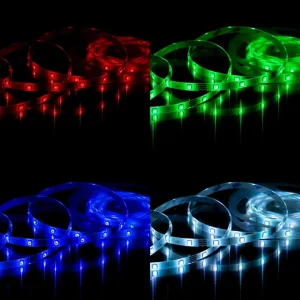 Briloner Ruban RVB LED WiFi, 500 cm, avec télécommande^ Lampes Décoratives