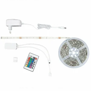 Briloner Ruban RVB LED WiFi, 500 cm, avec télécommande^ Lampes Décoratives