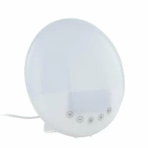 PRIOS Réveil lumineux Helinova WiFi, radio FM, RVB^ Lampes Décoratives