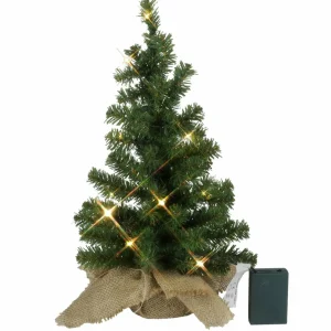STAR TRADING Sapin LED Tree dans un sac en jute^ Lumière De Noël
