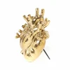 SELETTI Vase Love in Bloom, doré, forme de cœur, porcelaine^ Meubles & Aménagements