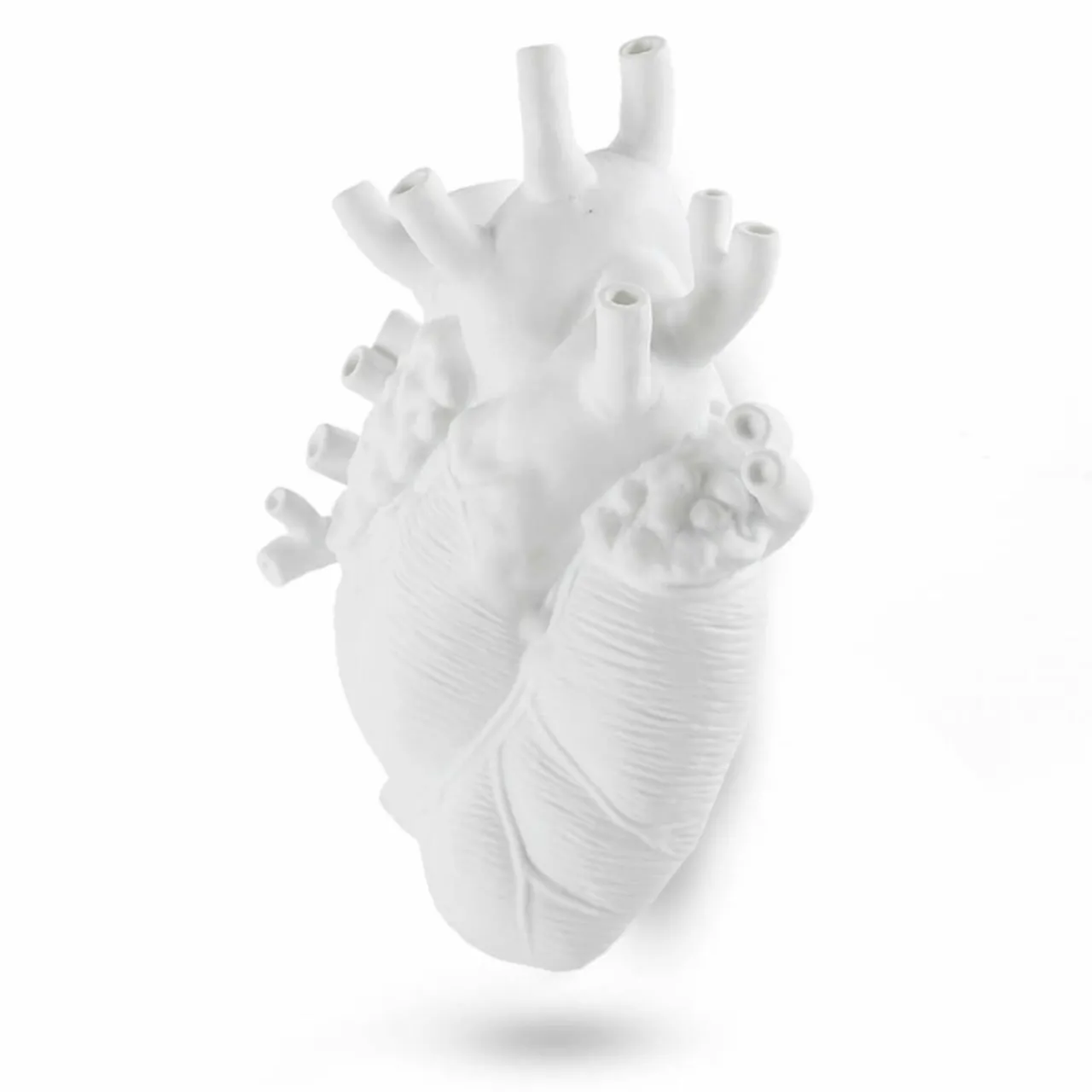 SELETTI Vase Love in Bloom Giant, blanc, H 60 cm, fibre de verre^ Meubles & Aménagements