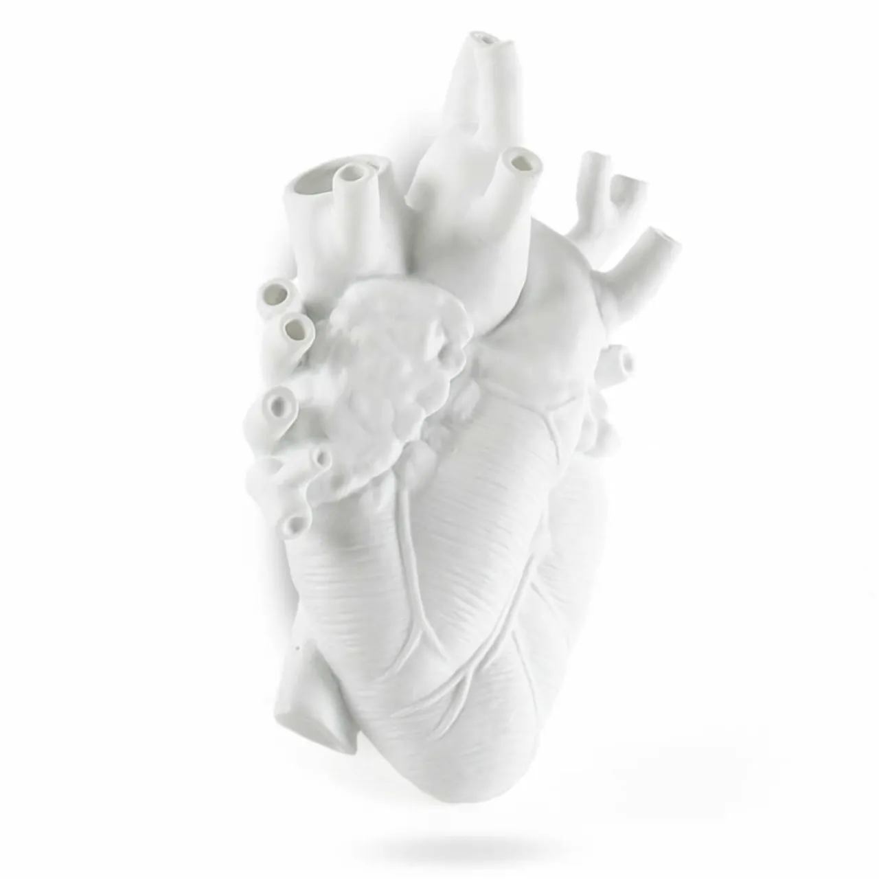 SELETTI Vase Love in Bloom Giant, blanc, H 60 cm, fibre de verre^ Meubles & Aménagements