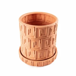 SELETTI Vase Magna Graecia Greca, soucoupe, terre cuite^ Meubles & Aménagements
