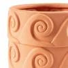 SELETTI Vase Magna Graecia Onda, soucoupe, terre cuite^ Meubles & Aménagements
