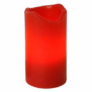 STAR TRADING Set de 4 bougies LED Candle, télécommande, rouge^ Lumière De Noël