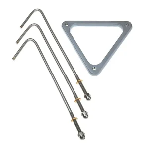 SLV Set de fixation pour béton en inox^ Bornes Éclairage Extérieur