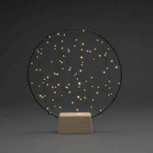 Konstsmide Christmas Silhouette LED petit anneau avec pied de bois^ Lumière De Noël