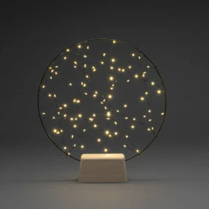 Konstsmide Christmas Silhouette LED petit anneau avec pied de bois^ Lumière De Noël