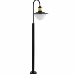 EGLO Sirmione - borne lumineuse avec abat-jour en verre^ Bornes Éclairage Extérieur