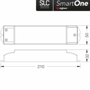 The Light Group SLC SmartOne alim. ZigBee CV 24V 50W PWM Mono^ Tension Constante