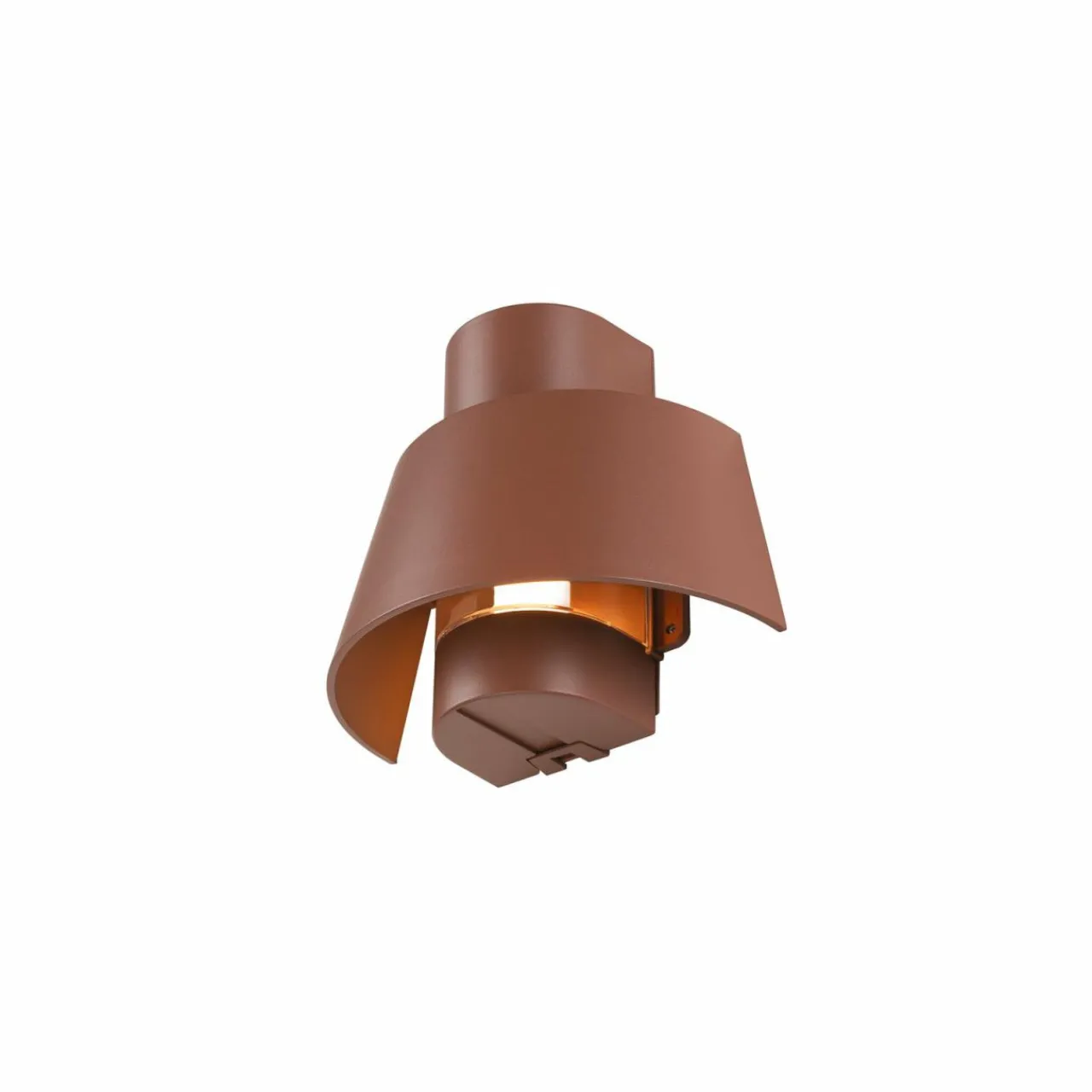 SLV Applique murale Photoni, couleur rouille, aluminium, largeur 25 cm^ Luminaires De Terrasse