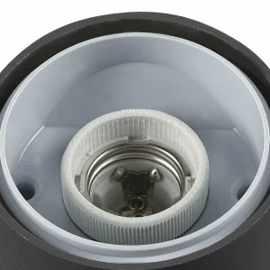 SLV Grafit Borne lumineuse anthracite Cylindre 30 cm^ Bornes Éclairage Extérieur