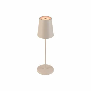 SLV Luminaire LED rechargeable Vinolina Two, beige, aluminium, Ø 11 cm,^ Lampes Décoratives