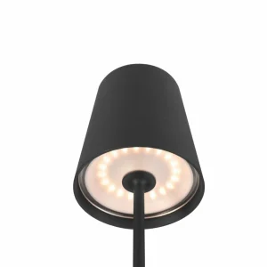 SLV Luminaire LED rechargeable Vinolina Two, noir, aluminium, Ø 11 cm, IP65^ Lampes Décoratives