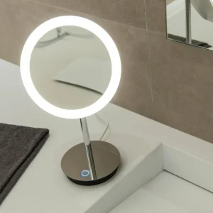 SLV Maganda miroir de table LED rond réglable CCT^ Meubles & Aménagements