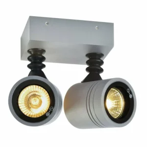 SLV Myra applique d'extérieur, à 2 lampes, gris^ Appliques Murales Extérieures