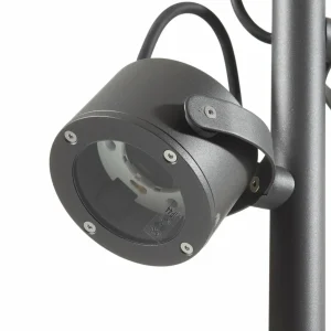 SLV Sitra Borne lumineuse à 2 lampes anthracite^ Bornes Éclairage Extérieur