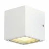 SLV Sitra Cube applique d'extérieur, blanc^ Appliques Murales Extérieures
