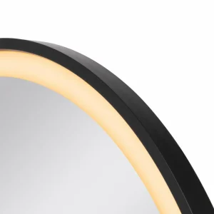 SLV Trukko LED miroir mural IP44 CCT noir Ø 80cm^ Meubles & Aménagements