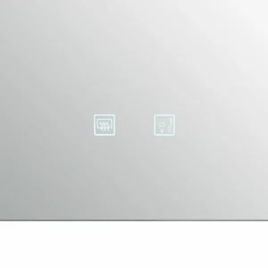 SLV Trukko miroir mural LED CCT angulaire 80x60 cm^ Meubles & Aménagements