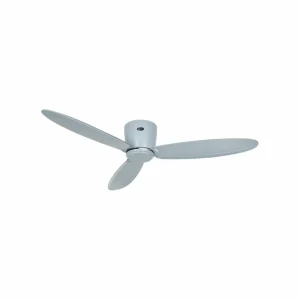 CasaFan Smart Ventilateur de plafond Eco Plano II, Ø 132 cm, gris clair, DC^ Ventilateurs