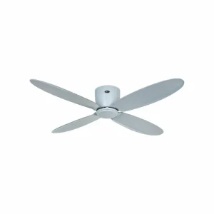 CasaFan Smart Ventilateur de plafond Eco Plano II, Ø 132 cm, gris clair, DC^ Ventilateurs