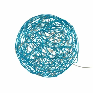 STAR TRADING Sphère design 3D LED Galax Fun, Ø 30 cm, bleue^ Lampes Décoratives