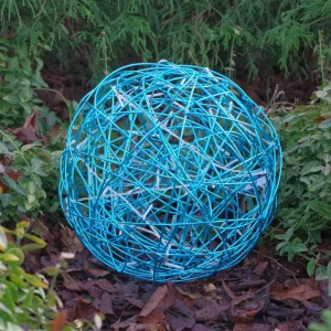 STAR TRADING Sphère design 3D LED Galax Fun, Ø 30 cm, bleue^ Lampes Décoratives
