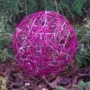 STAR TRADING Sphère design 3D LED Galax Fun, Ø 30 cm, fuchsia^ Lampes Décoratives