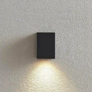 Lucande Spot d'extérieur Lavina gris foncé GU10 1 lampe^ Appliques Murales Extérieures