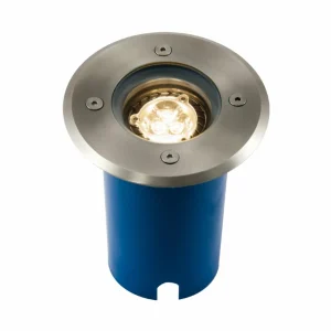 Heitronic Spot encastré dans le sol Potsdam, IP67, rond^ Spots Encastrés Dans Le Sol D'Extérieur