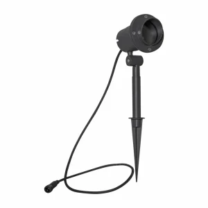 STAR TRADING Spot sur piquet Focus en noir, hauteur 30 cm^ Projecteurs D'Extérieur