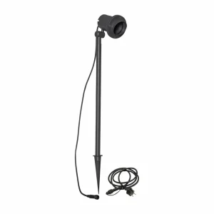 STAR TRADING Spot sur piquet Focus en noir, hauteur 67 cm^ Projecteurs D'Extérieur