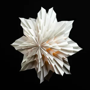 STERNTALER 2024 étoile en papier 3D Ø 60 cm gris^ Lumière De Noël