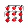 STERNTALER guirlande d’étoiles LED IP44 rouge^ Lumière De Noël
