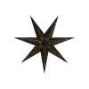 STERNTALER Samt étoile en papier, Ø 75 cm noir^ Lumière De Noël