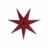 STERNTALER Samt étoile en papier, Ø 75 cm rouge^ Lumière De Noël