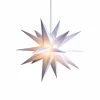 STERNTALER étoile déco IP44 E14 Ø 55 cm blanc^ Lumière De Noël