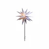 STERNTALER étoile LED IP44 pied Ø 100 cm blanc^ Lumière De Noël
