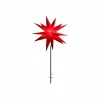 STERNTALER étoile LED IP44 pied Ø 100 cm rouge^ Lumière De Noël