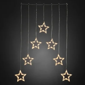 Konstsmide Christmas Superbe rideau lumineux LED Etoiles, 70 lampes^ Lumière De Noël