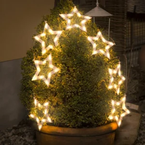 Konstsmide Christmas Superbe rideau lumineux LED Etoiles, 70 lampes^ Lumière De Noël