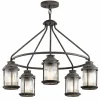 KICHLER Suspension Ashland Bay aspect zinc patiné^ Suspensions D'Extérieur