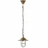 Moretti Luce Suspension Bruno pour l'extérieur, laiton antique^ Suspensions D'Extérieur
