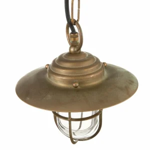 Moretti Luce Suspension Bruno pour l'extérieur, laiton antique^ Suspensions D'Extérieur