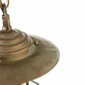 Moretti Luce Suspension Bruno pour l'extérieur, laiton antique^ Suspensions D'Extérieur