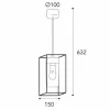 Moretti Luce Suspension Cubic³ 3368 laiton ancien/opale^ Suspensions D'Extérieur