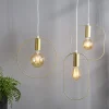 STAR TRADING Suspension déco Shape avec carré, dorée^ Lampes Décoratives